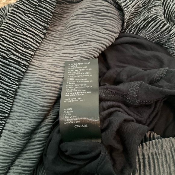 Maeve Anthropologie NWT Adrienne Twist-Back Velvet Midi Dress Black/Gray Sz XS - Picture 14 of 15